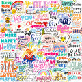 50 PCS Graffiti Stickers Guitar Notebook Skateboard Helmet Decoration DIY Cartoon Waterproof Stickers Cross border