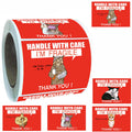 200Pcs/Roll Cute Funny Fragile Meme Print Bicycle DIY Laptop Landscape Gifts Art Coffee Bicycle Retro Graffiti Stickers