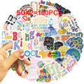 50/100PCS Friendly Psychology Be kind Graffiti Stickers Decorative Guitar Notebook Luggage DIY Waterproof Stickers