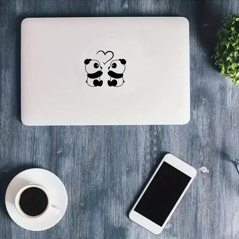 1pc Romantic Panda Pattern Vinyl Car Decal Art Racing Truck Laptop Decal