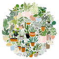10/30/44PCS Cute Plants Sticker Aesthetic PVC Stationery Children's Sketchbook Sticky Diary Laptop Scrapbook Supplies for Kids