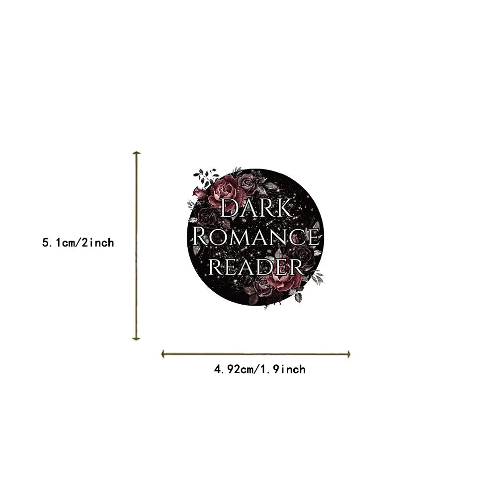 50-Pack Dark Romantic Reading Graffiti Stickers Guitar Notebook Luggage Student Stationery DIY Waterproof Art Decals