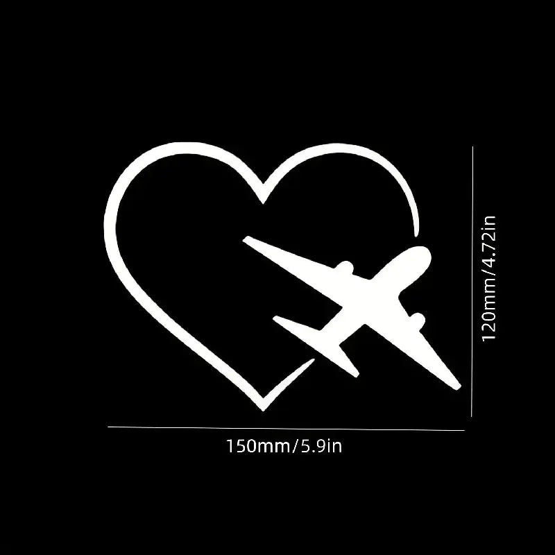 Love The Open Road? Decorate Your Car With An Airplane, Car, Truck, Or Laptop Window Bumper Decal!
