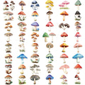 50PCS Kawaii Mushroom Stickers Nostalgia Cartoon Decals Laptops Luggage Diary Skateboards Cool Guitar Motorcycle Sticker Design﻿