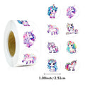500PCS Kawaii Unicorn Sticky Paper Sticker Labels Thank You Sticker Sealing DIY Decoration Scrapbooking Stationery Supplies