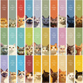 30PCS Cat Bookmark DIY Waterproof Landscape Butterfly Bottle Skateboard Streetwear Luggage Handmade Aesthetic Decals﻿ Bookmarks