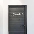Chambre Door Decorative Stickers Tips Stickers Wall Mirror Home Decor Stickers