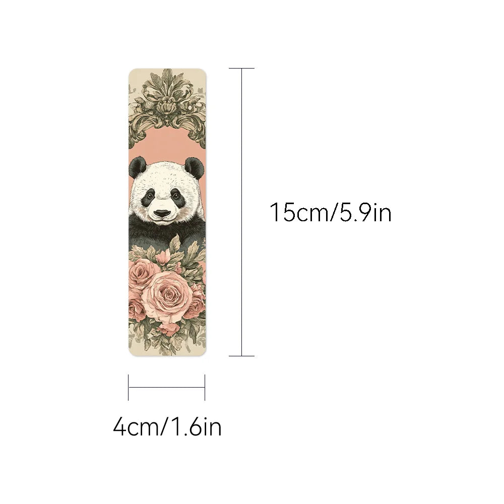 30Pcs Classic Antique Bookmark Animal Bookmarks for Students Reading Annotation Cards Textbook Bookmarks