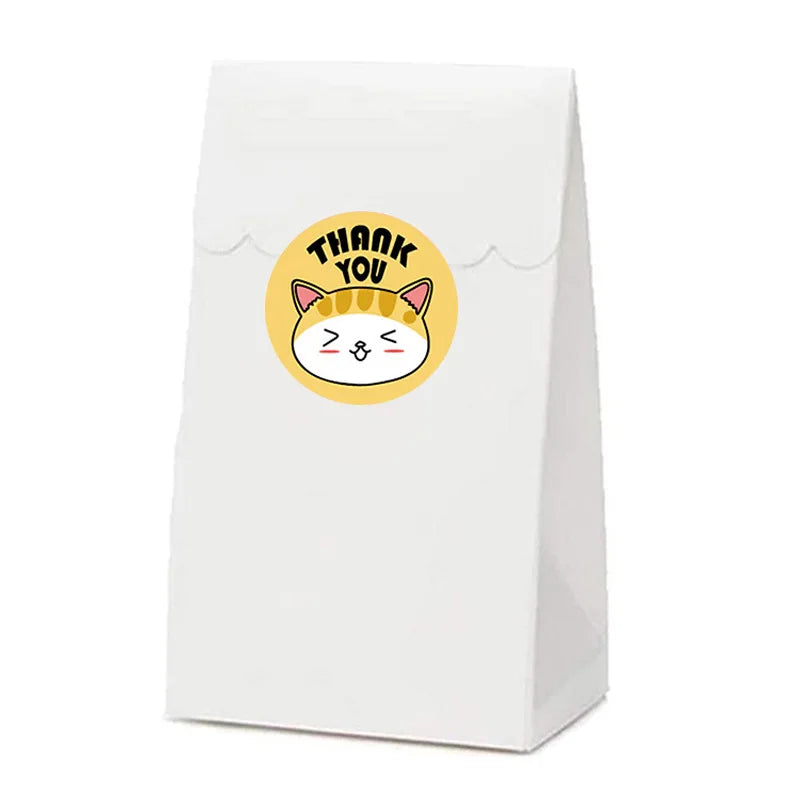 500Pcs/Roll Cartoon Animals Reward Stickers 2.5cm/1.0'' Diy Adorn Gifts Decoration Graffiti Game Art Labels Learning Rewards