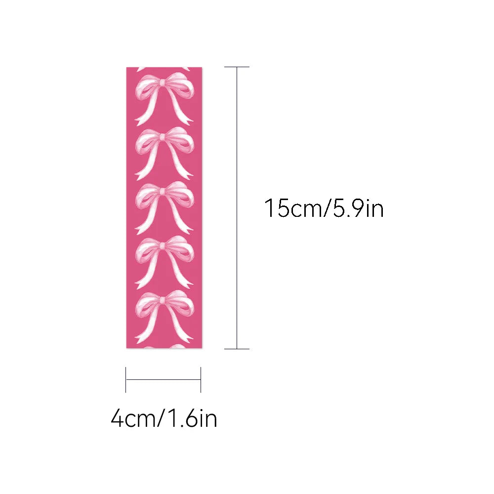 30 Pcs Coquette Bookmark DIY Reading Markers for Students' Stationery Bookmark Cards for Textbooks Books