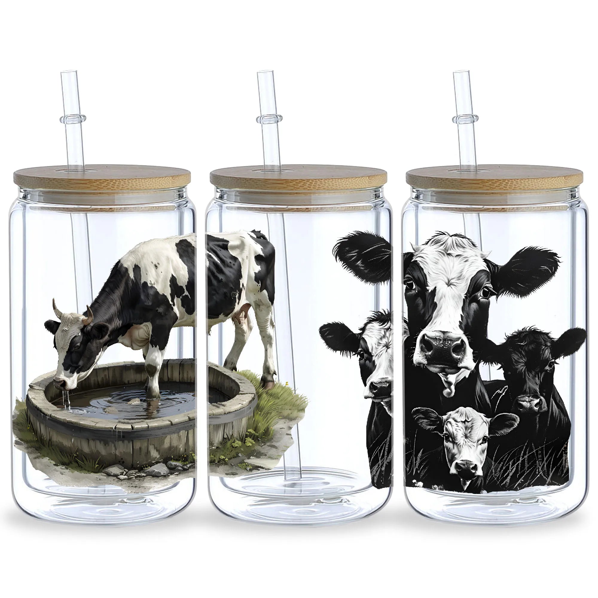 5 sheet Animal UV DTF Cup Stickers, DTF Transfer Stickers, Waterproof Wipe Transfer Paper for 16oz Glass, Mug, Crafts, Furniture