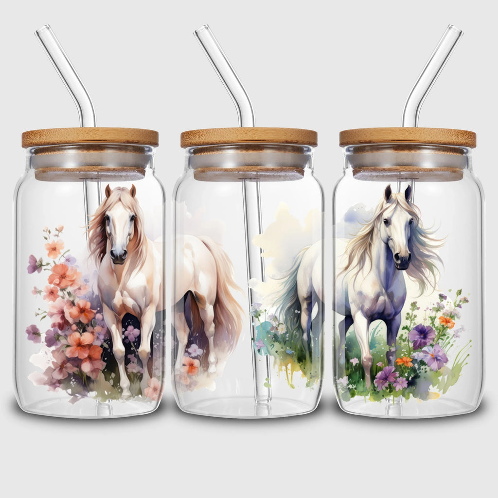 5 Sheets Animal UV DTF Cup Stickers, DTF Friction Transfer Stickers, Waterproof Transfer Stickers for 16oz Glass Cups, DIY