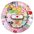 50/100PCS Cartoon Band Aid Cartoon Stickers Creative Cute Waterproof Decoration Laptop Phone Case Luggage Stickers