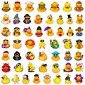 50pcs Duck Stickers,Cute Yellow Duck for Water Bottles,Duck Helmet Stickers