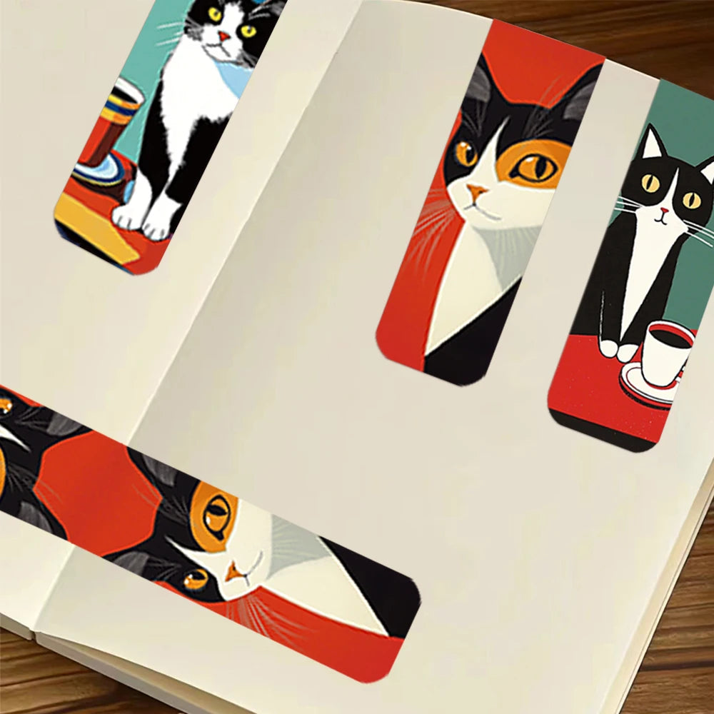 Simple And Fun Cat Magnetic Bookmarks Reading Items Page Holder Stationery Office Supplies Book For Pages Books Readers