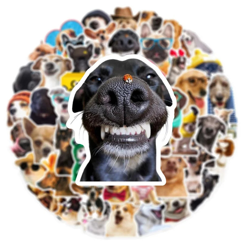 10/30/50PCS Cartoon Life Dog Children's PVC Sticker Aesthetic Decoration Scrapbooking Stationery School Supplies for Kids