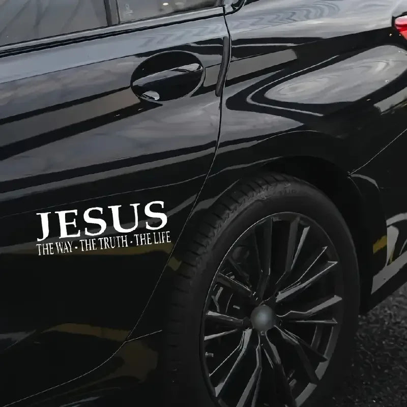 Jesus The Way The Truth The Life Christian Vinyl Decal Car Sticker