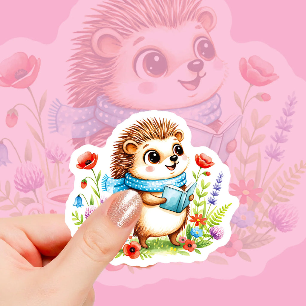 56/112 Pcs Different Poses Animated Style Hedgehog Stickers Reusable for Scrapbook Stationery Box Pen Holder Notebook Phone Deca