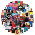 55PCS Singer Album Cover Graffiti Stickers DIY Luggage Laptop Tablet Speaker Decoration Wall Stickers Gift Stickers