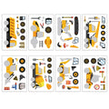 8PCS Cartoon Industrial Excavator Reward Graffiti Stickers Fun Stickers DIY Phone Case Laptop Water Cup Computer Toy Stickers