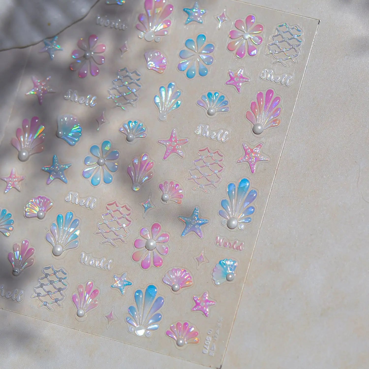 Colorful Daisy Frame Nail Decoration Stickers 5D Crystal Diamond Nail Art Stickers DIY Self Adhesive Bow Flowers Manicure Decals