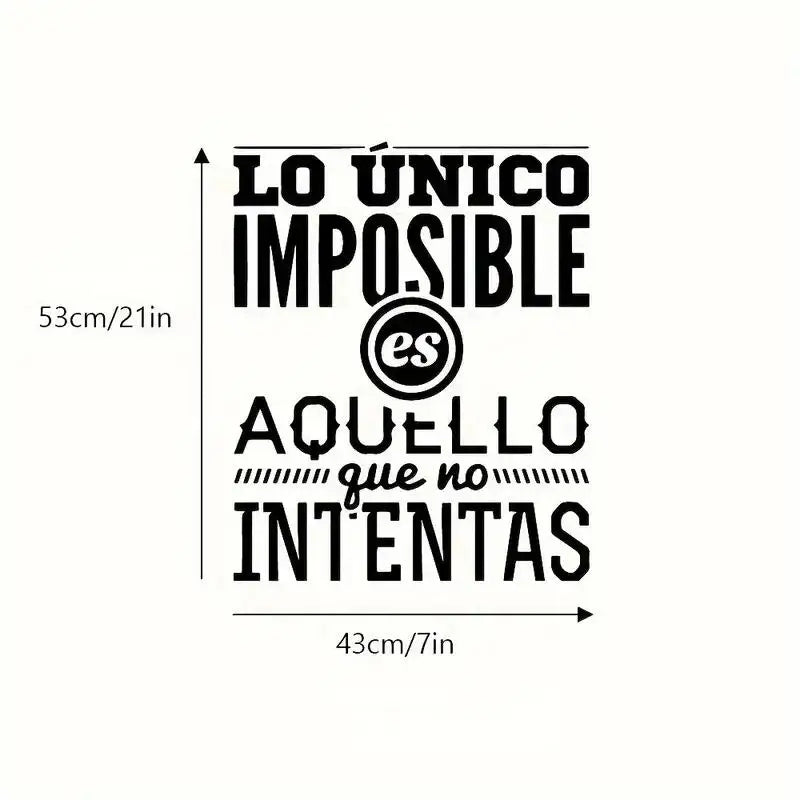1 Set Spanish Sentences Wall Stickers Vinyl Decal For Room Decoration Wall Decals Sticker Phrase Wallpaper Poster Mural Home