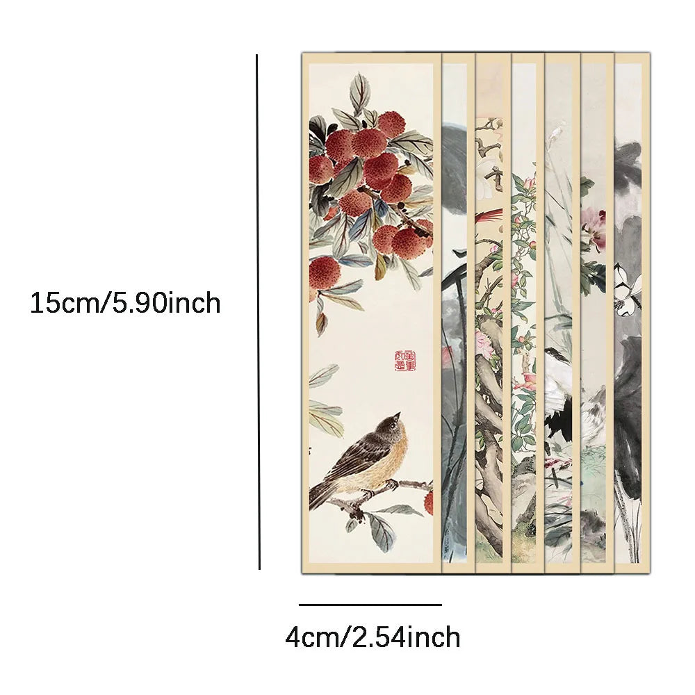 30 Pcs Chinese style Bookmarks literary and decorative books, reading labels, paper cultural and creative book Marks