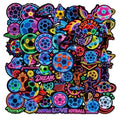 10/30/56PCS Neon Football PVC Sticky Stickers Aesthetic Colored DIY Phone Laptop Luggage Skateboard Graffiti Decals