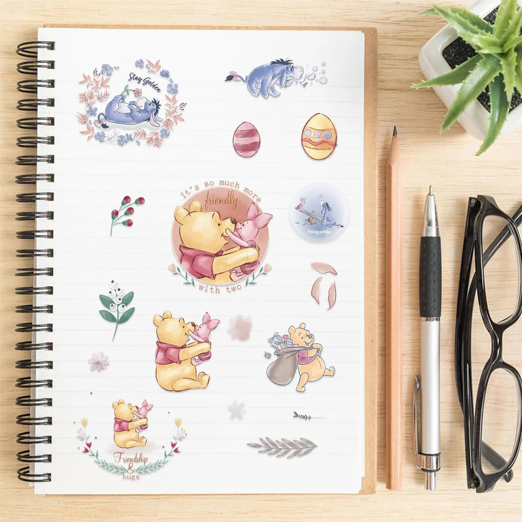 8/16 Pcs Cute Teddy Bear Make A Face Puzzle Stickers DIY Game Crafts for Cup Stationery Box Phone Scrapbook Decals