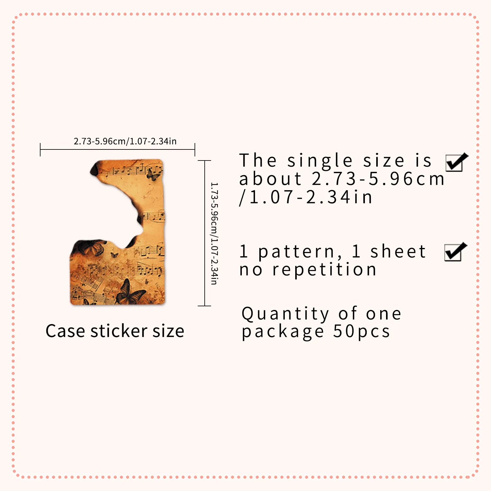 50/100PCS Retro Burning Trace Stickers Creative Paper Fragments Stationery DIY Notebook Stickers