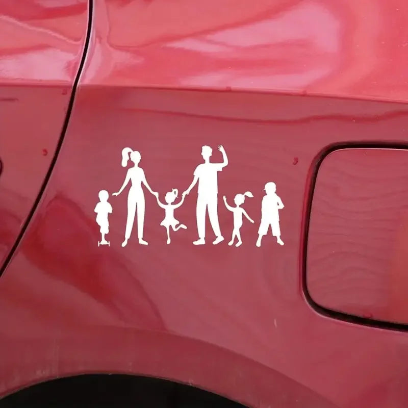 Sticky Bomb Cool Family Mom Dad Kids Having Fun Love Cute Vacation Vinyl Sticker Decal White For Car Bumper Truck Laptop Phones