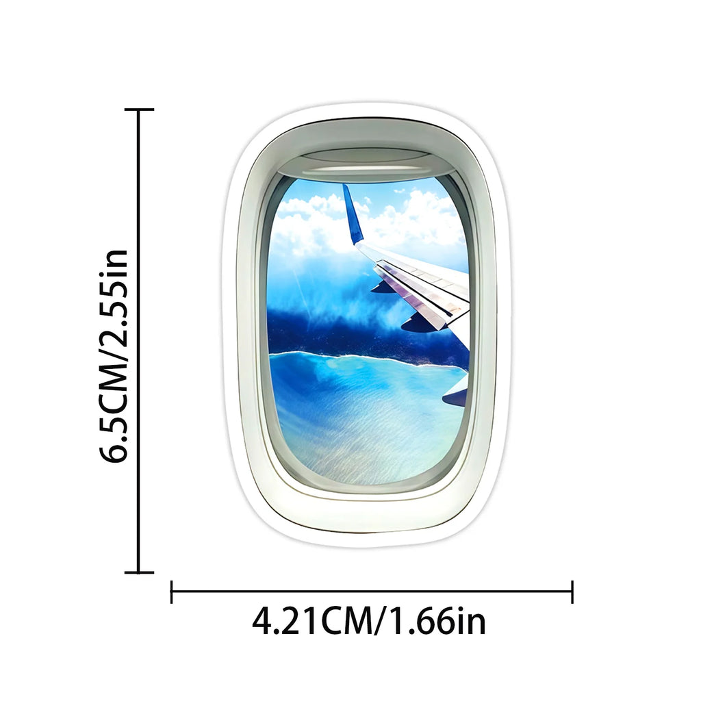 50-Pack Cartoon Watercolor Outdoor Travel Graffiti Stickers for Skateboard Water Bottle Fridge Phone Guitar Notebook