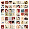 50/100pcs Vintage Classic Japanese Anime Scrapbook Stickers DIY Diary Laptop Luggage Skateboard Graffiti Decal Classic Toys