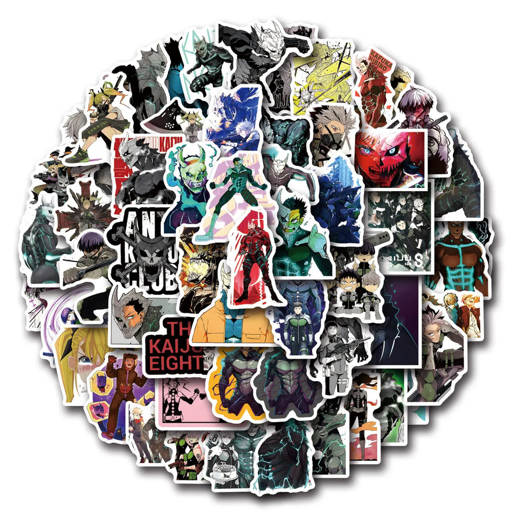 55/110PCS Anime Monster Graffiti Sticker Car Luggage Water Bottles Notebook Sticker