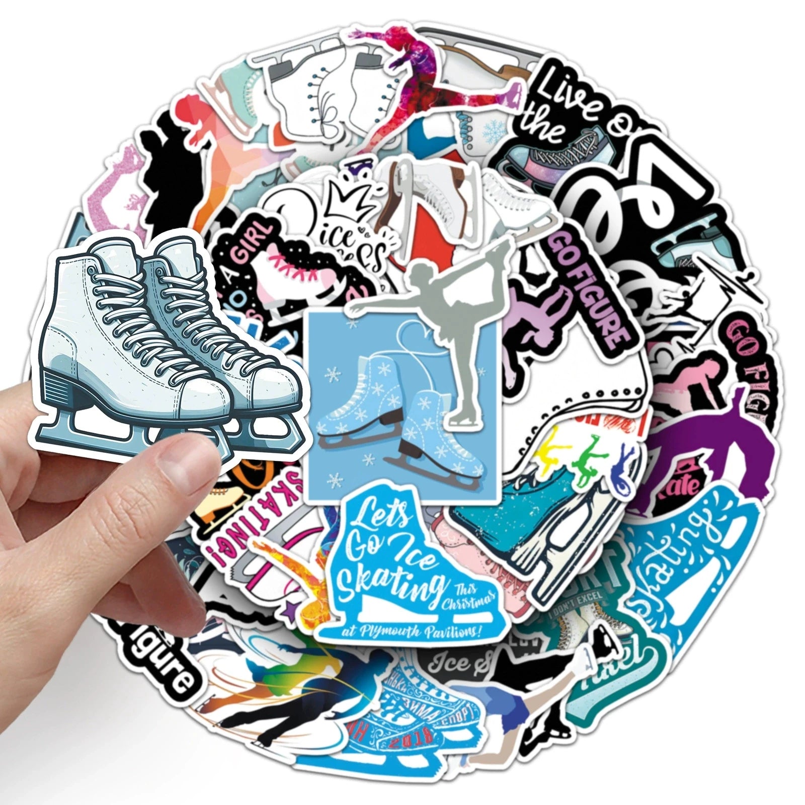 50/100PCS Skate Sticker Cartoon Sculpture Sports Graffiti Sports Series Car Computer Laptop Water Cup DIY Stationery Sticker