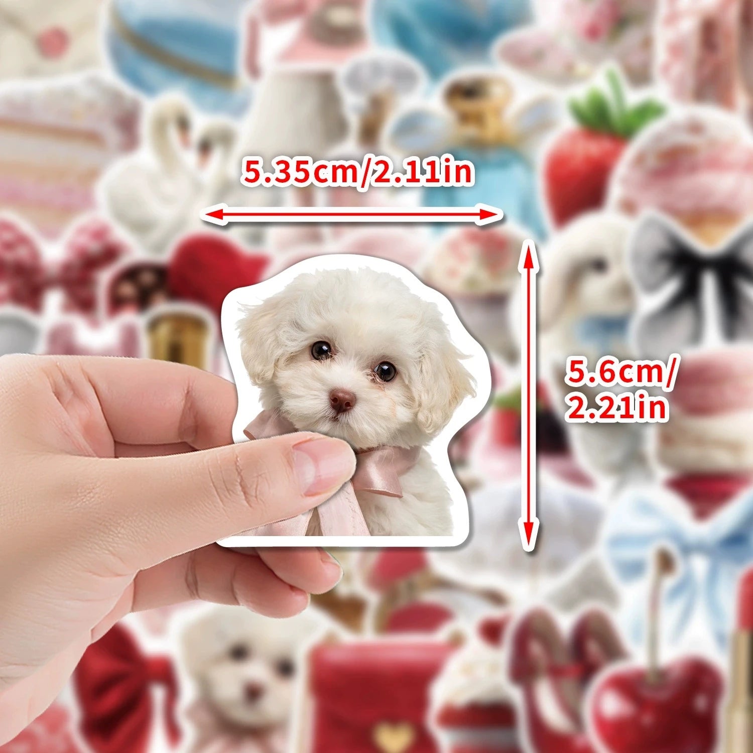 50/100PCS Creative Aesthetics Graffiti Sticker Water Cup Trunk Waterproof Creative DIY Stationery Decoration Sticker