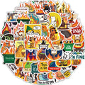 50PCS Cute This is Fine Stickers Skateboard Classic Graffiti Nostalgia Laptop Living Phone Coffee DIY Landscape Wall Bar Sticker