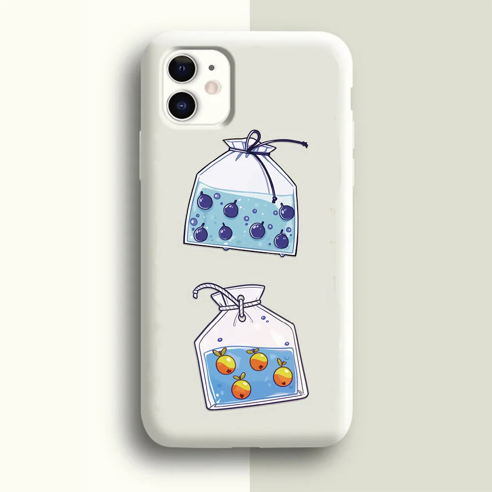 50PCS Fruit Tea Bag Cartoon Series Decorative Stickers DIY Decorative Tablet Computer Water Cup Skateboard Toy Stickers