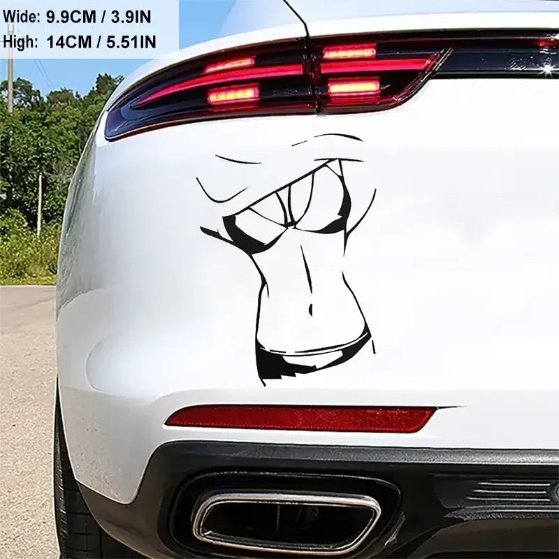 Hot Girl Beautiful Body Car Stickers For Laptop, Water Bottle, Car, Truck, Van, SUV, Wall, Cup Decals, Auto Accessories