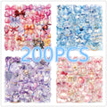 62/200PCS Transparent PET Waterproof Graffiti Stationery Notebook Decorative Stickers Luggage Water Cups Scooter Stickers