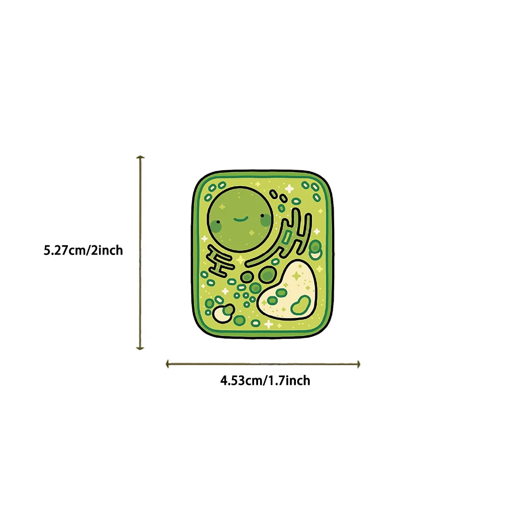 50PCS Biology Sticker Harajuku Waterproof Cartoon Laptop Y2k Fashion Luggage Art Picture Phone Cool Cafe Room Decor Stickers
