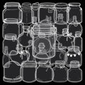 50/100PCS Transparent Wish Bottle Sticker Cartoon Bottle PET Miniature Waterproof Decoration DIY Water Bottles Sticker