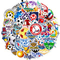 50PCS British Football Stickers, Kids School Supplies Laptop Phone Case Gift Box Decor Soccer Fan Decorative Art Stickers