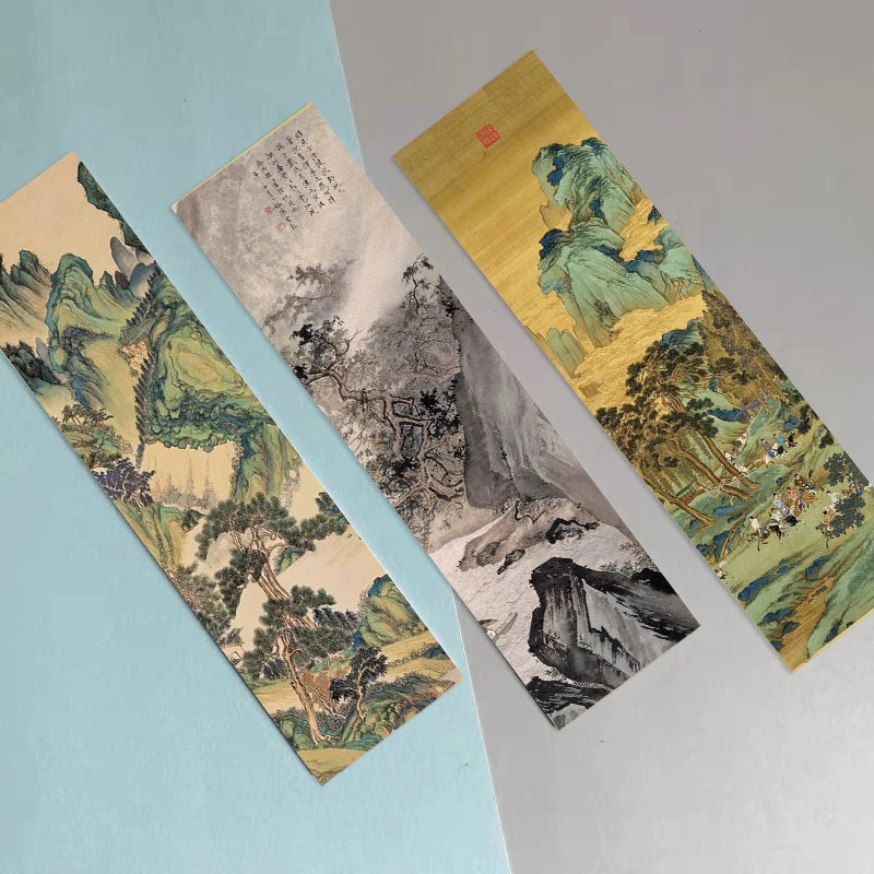 30PCS Vintage Autumn bookmarks Harajuku Notebook Reading Student High Beauty Reading Record Durable Gifts Exquisite Book Clip