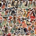 10/30/50PCS Cartoon Q Witch PVC Sticker Aesthetic Children's Korean Decoration Scrapbooking Stationery School Supplies for Kids