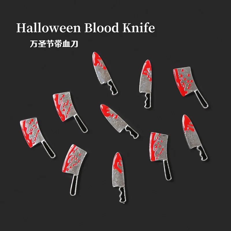 Luxury Stacked Nail Arts Accessories Mini Heart-shaped Axe-shaped Designs Nail Charms Pearl Rhinestones For 3D Nails Decorations