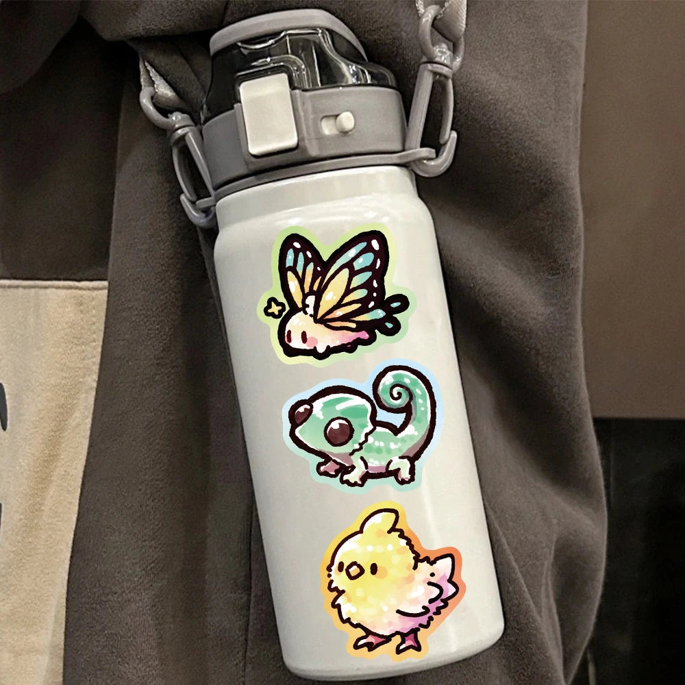 65PCS Cute Animal Series Graffiti Stickers DIY Phone Case Laptop Tablet Toy Waterproof Stickers