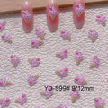 New Nail Art Accessories Summer Ice-cold Fruit Strawberry Ice Cream Cone Cute 3D Ice Cream Nail Charms Resin Nail Decorations