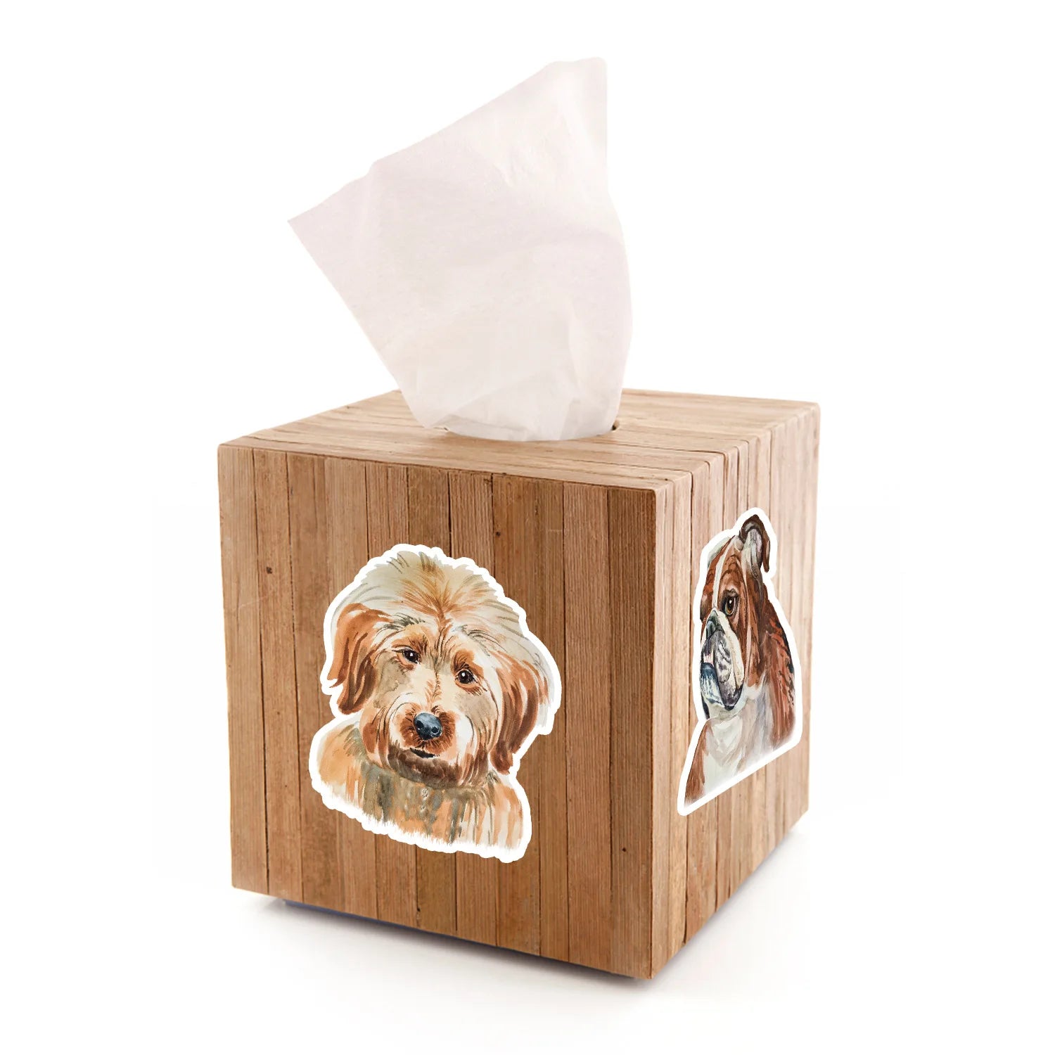 100 PCS Watercolor Cartoon Dog Doodle Stickers, Water Cups, Boxes, Decorative stickers, waterproof creative children's cartoon s