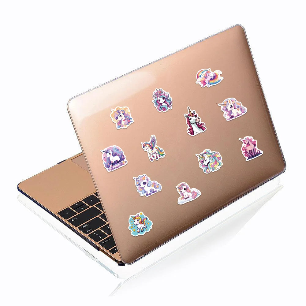 50 PCS Cartoon Graffiti Stickers, Guitar Notebook Luggage DIY Waterproof Stickers